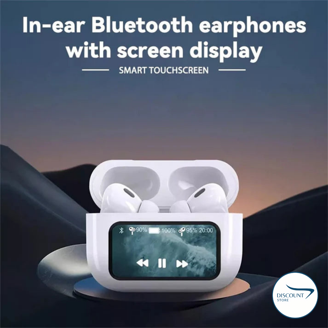 A9 Pro LCD Touch Screen Earbuds - (IMPORTED)