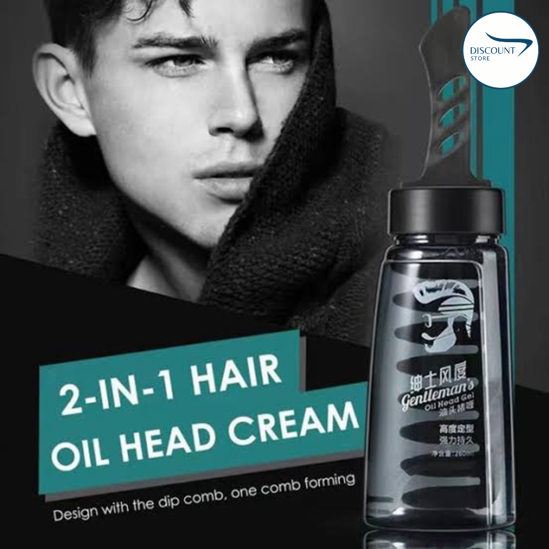 Sadoer Styling Hair Oil Comb Gel - (IMPORTED)