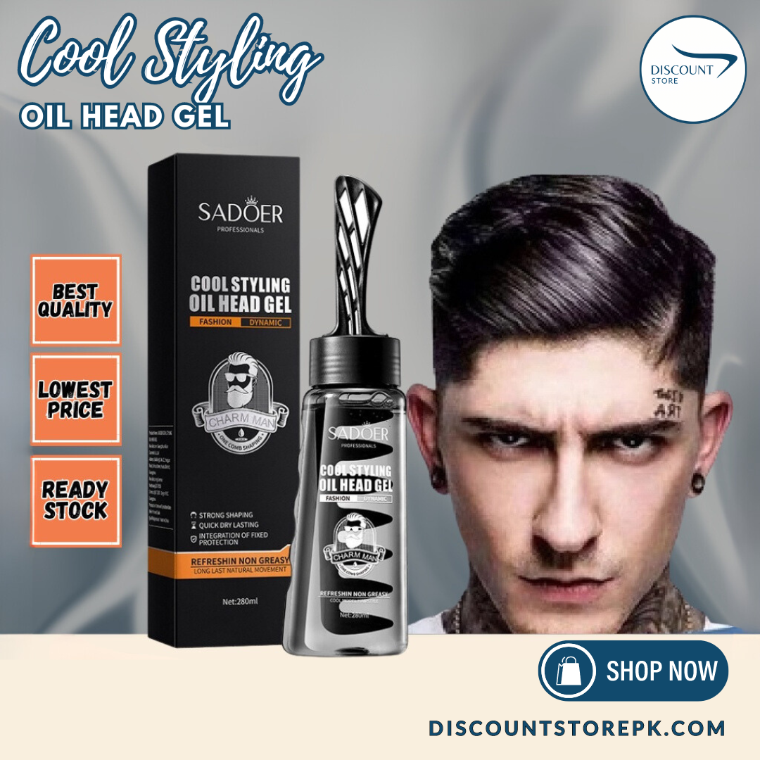 Sadoer Styling Hair Oil Comb Gel - (IMPORTED)