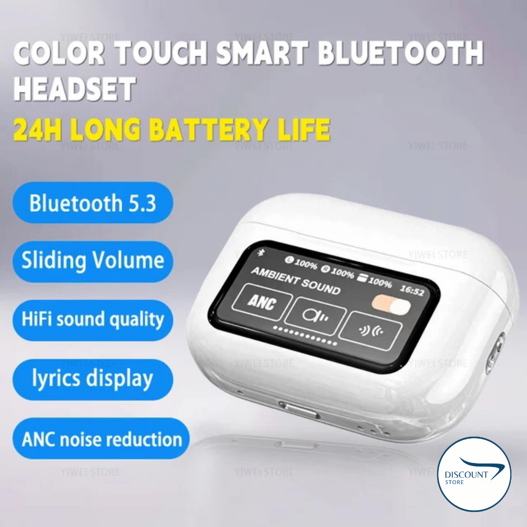 A9 Pro LCD Touch Screen Earbuds - (IMPORTED)