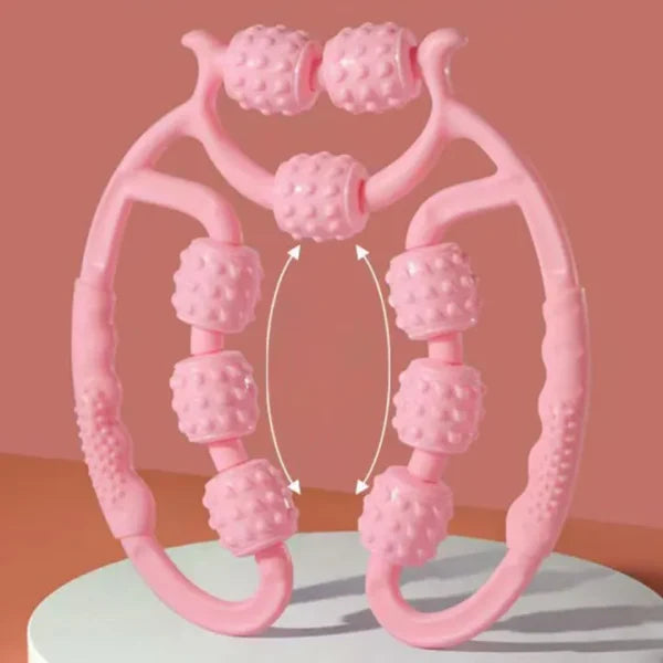 9 Wheels U Shape Points Massage Muscle Relax