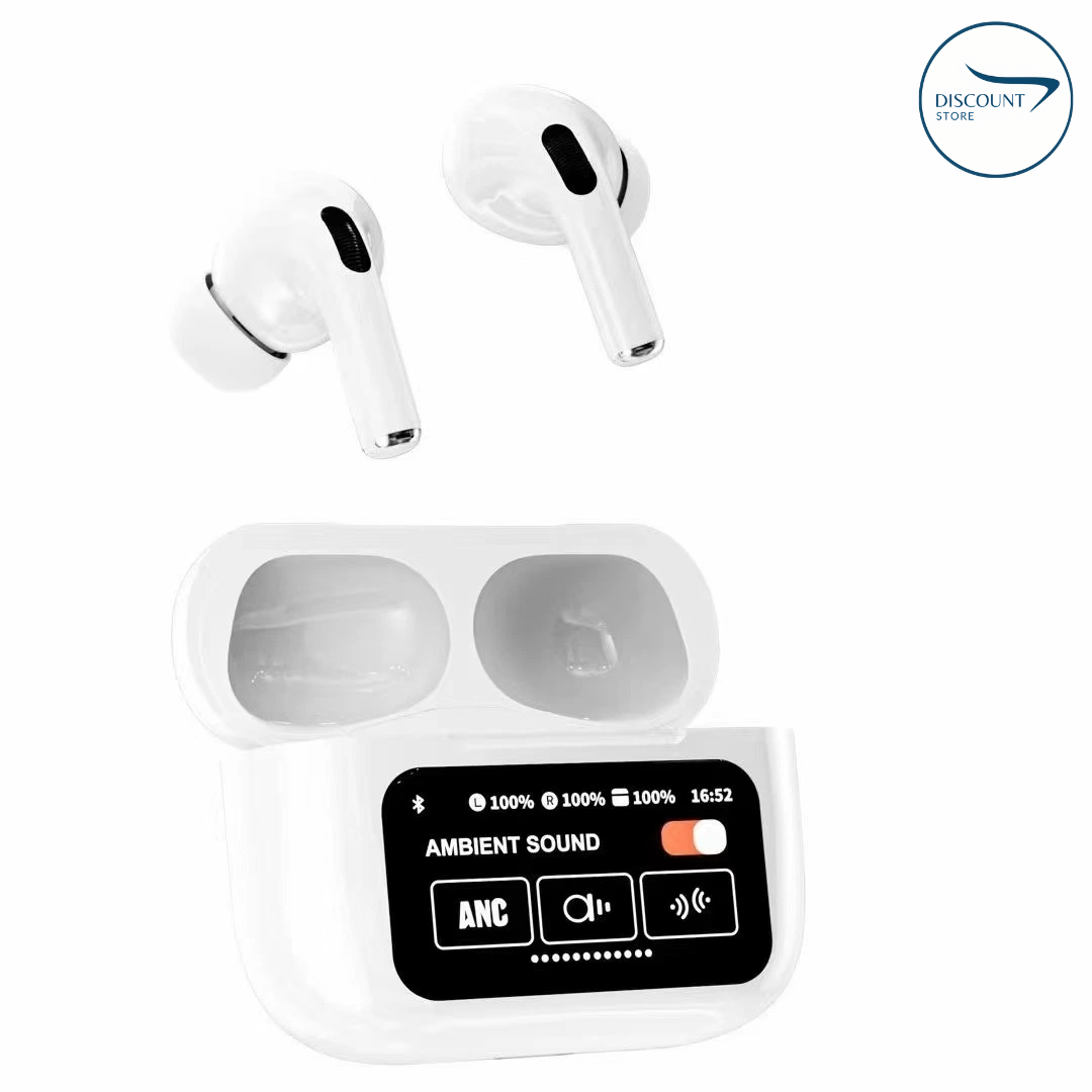 A9 Pro LCD Touch Screen Earbuds - (IMPORTED)