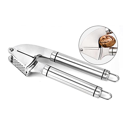 Stainless Steel Alloy Garlic Presser Squeezer Crusher Grinder Home Kitchen Tools Garlic Slicer