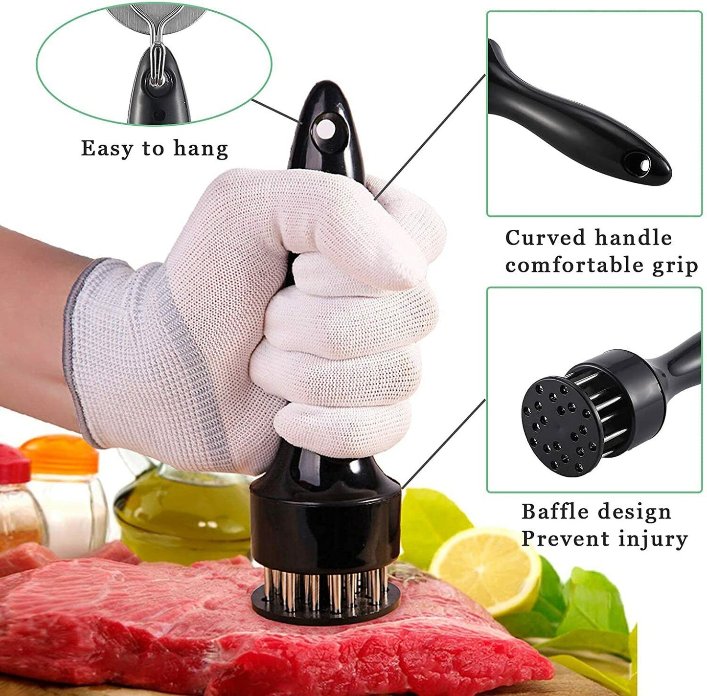 Stainless Steel Meat Tenderizer Hammer