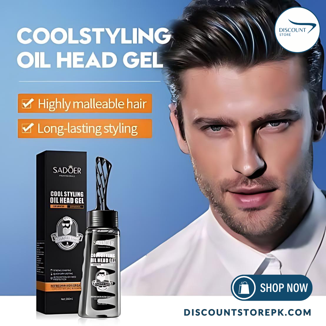 Sadoer Styling Hair Oil Comb Gel - (IMPORTED)