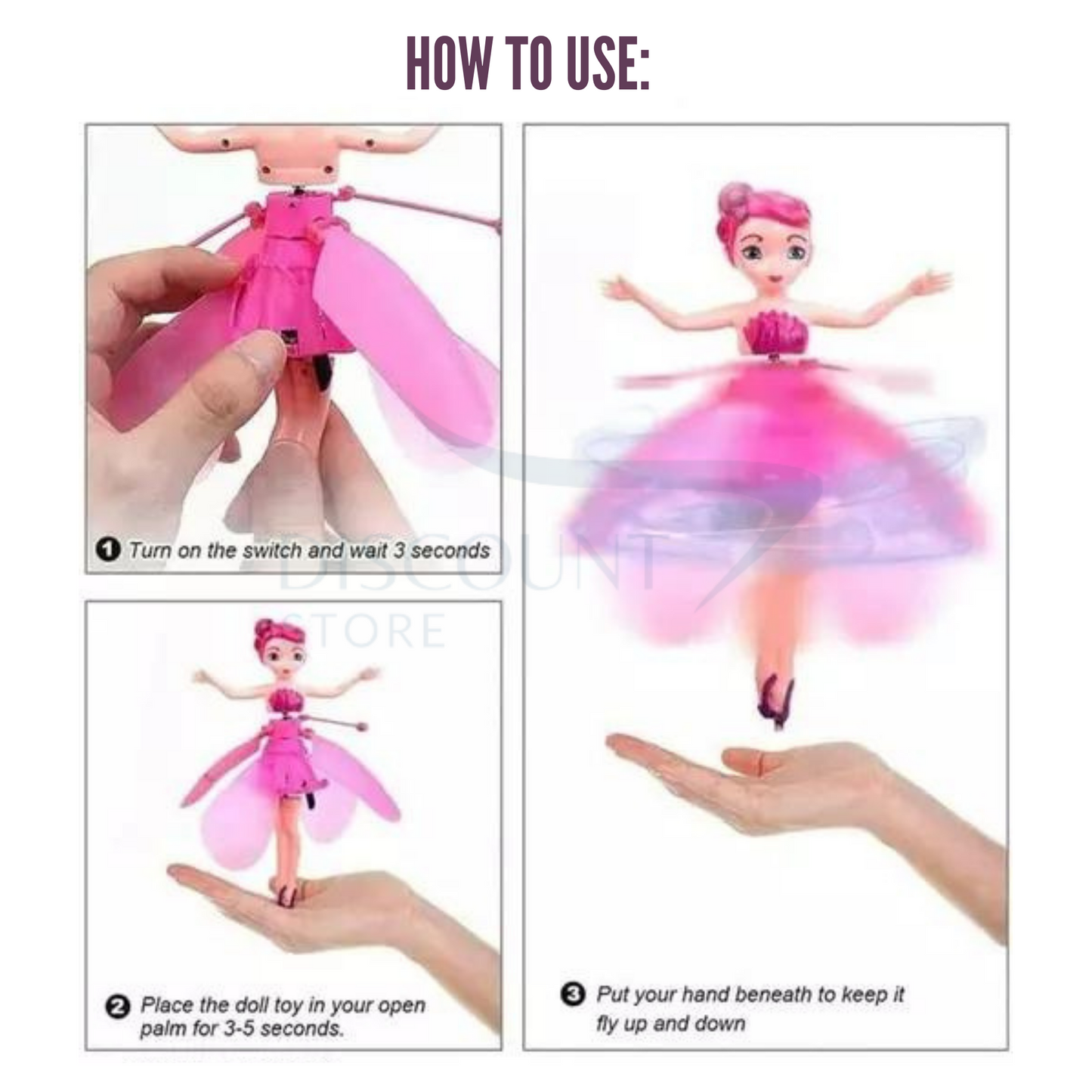 Magic Flying Fairy Princess Doll - (FREE Delivery)
