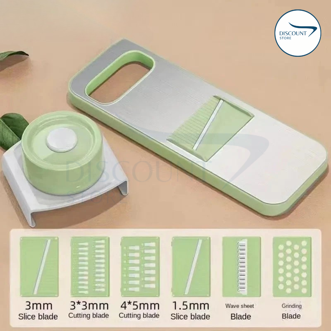 5 in 1 Stainless Steel Vegetable Cutter