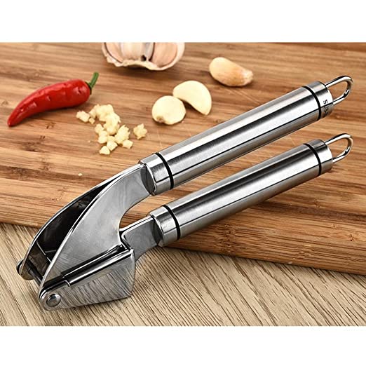 Stainless Steel Alloy Garlic Presser Squeezer Crusher Grinder Home Kitchen Tools Garlic Slicer