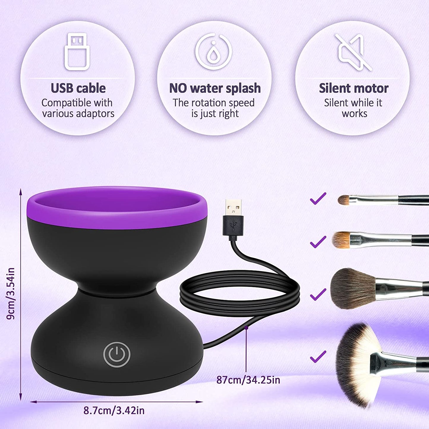 Electric Makeup Brush Cleaner