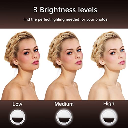 Portable Ultra Aura 36 LED Selfie Ring Light for Android and iPhone