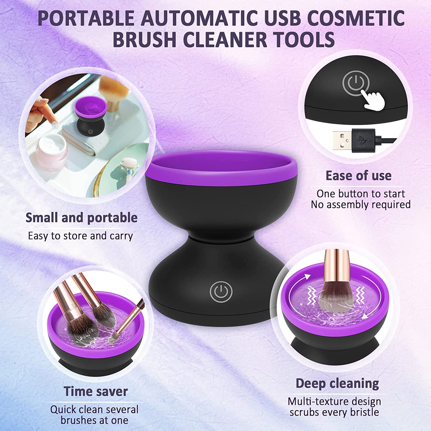Electric Makeup Brush Cleaner
