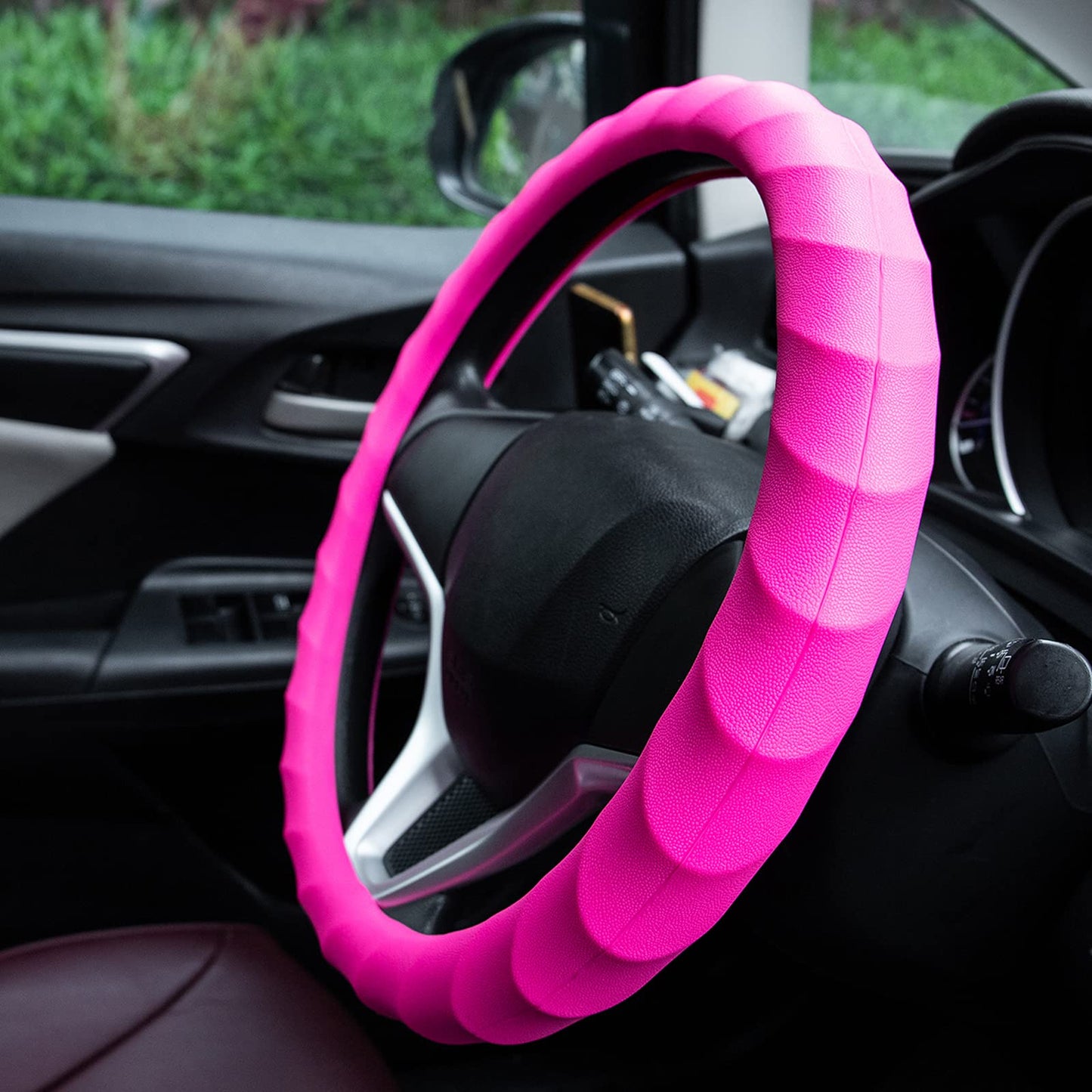 Anti-Slip Car Steering Wheel Protector (RANDOM COLOR)