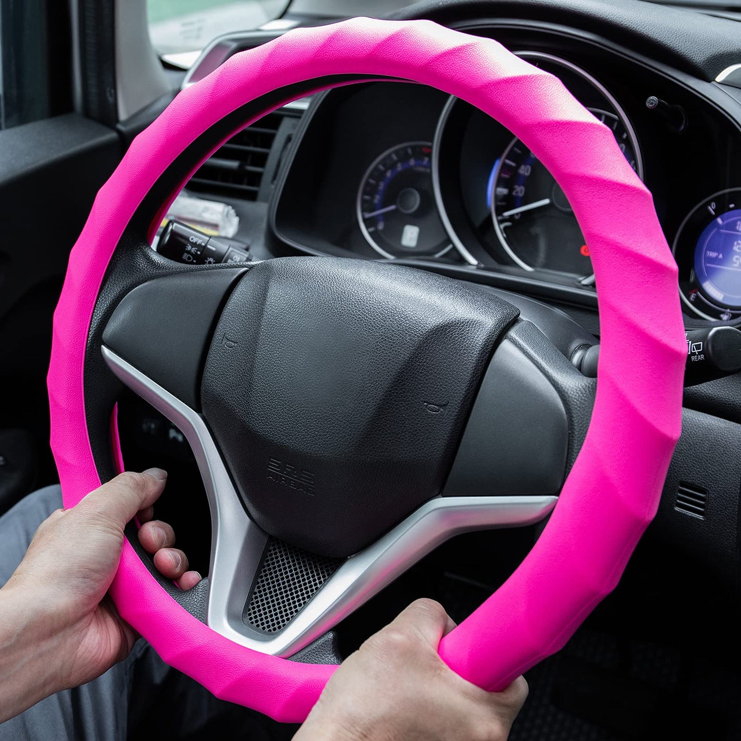 Anti-Slip Car Steering Wheel Protector (RANDOM COLOR)