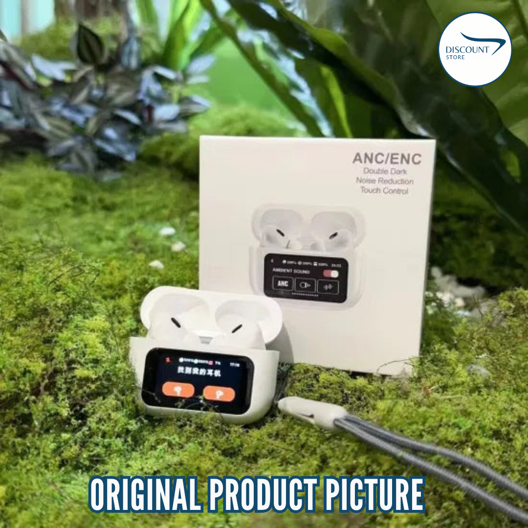 A9 Pro LCD Touch Screen Earbuds - (IMPORTED)