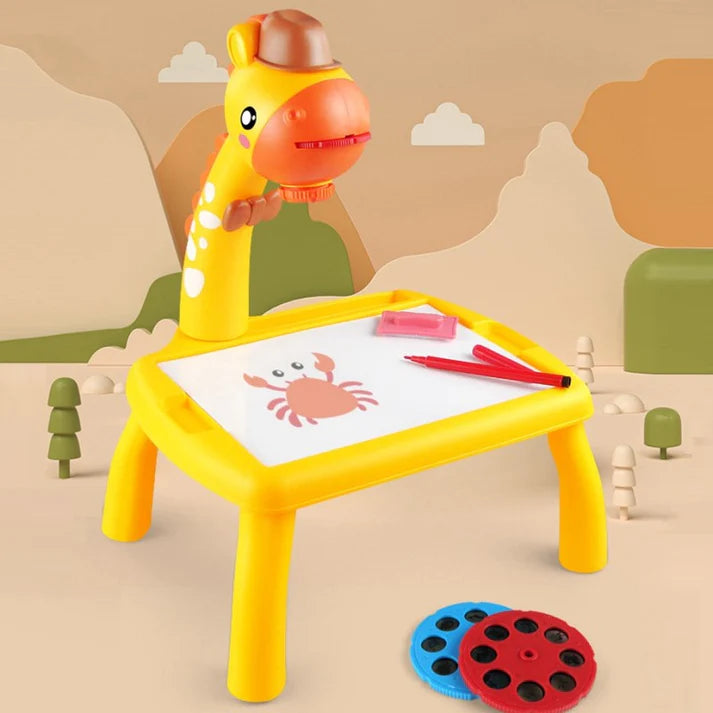 Kids Educational Drawing Projector Table