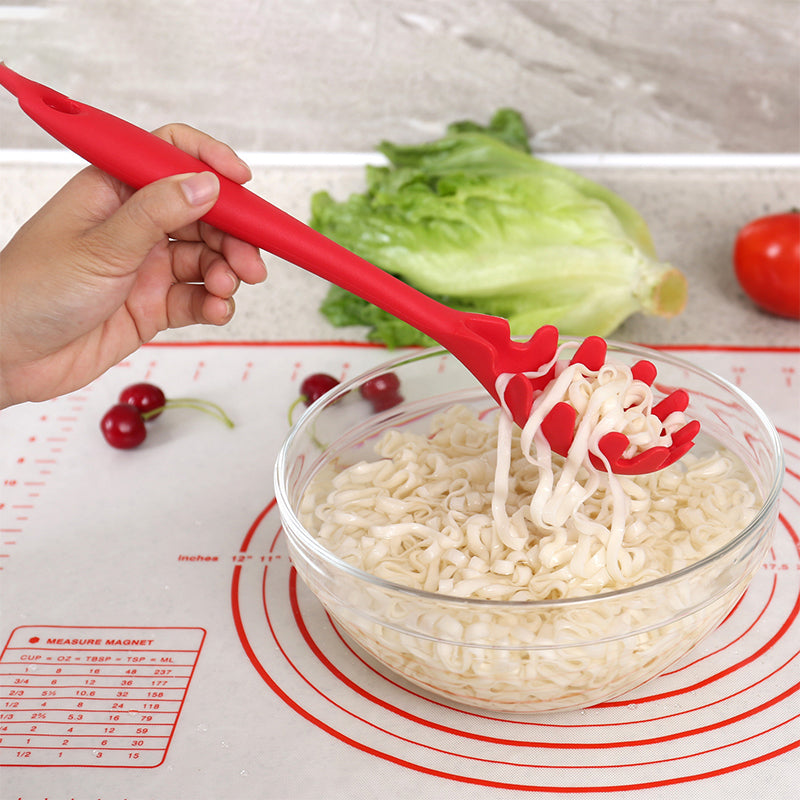 Heat-Resistant Silicone Pasta Noodle Spoon