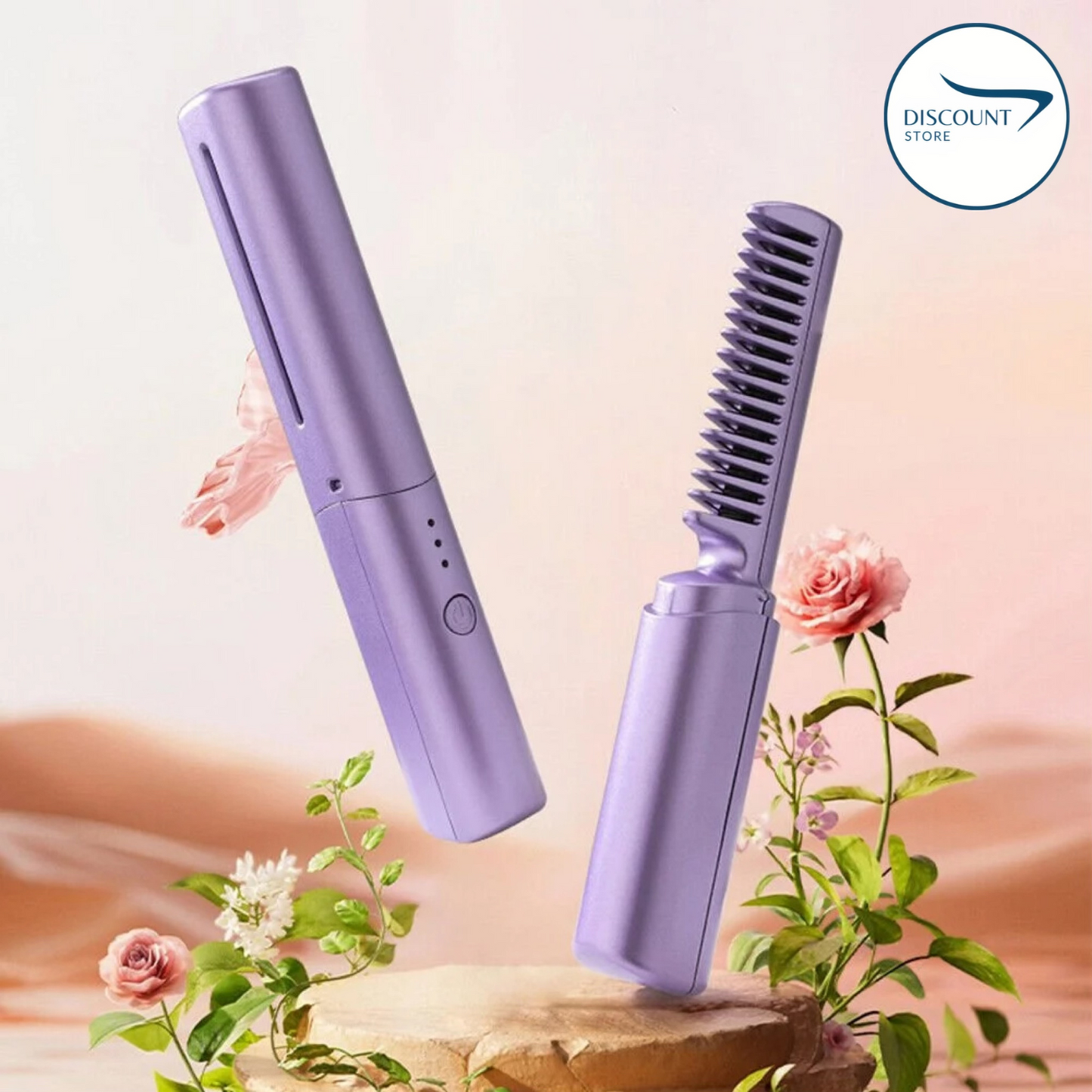 Wireless 2 in 1 Professional Hair Straightener Comb - (FREE Delivery)