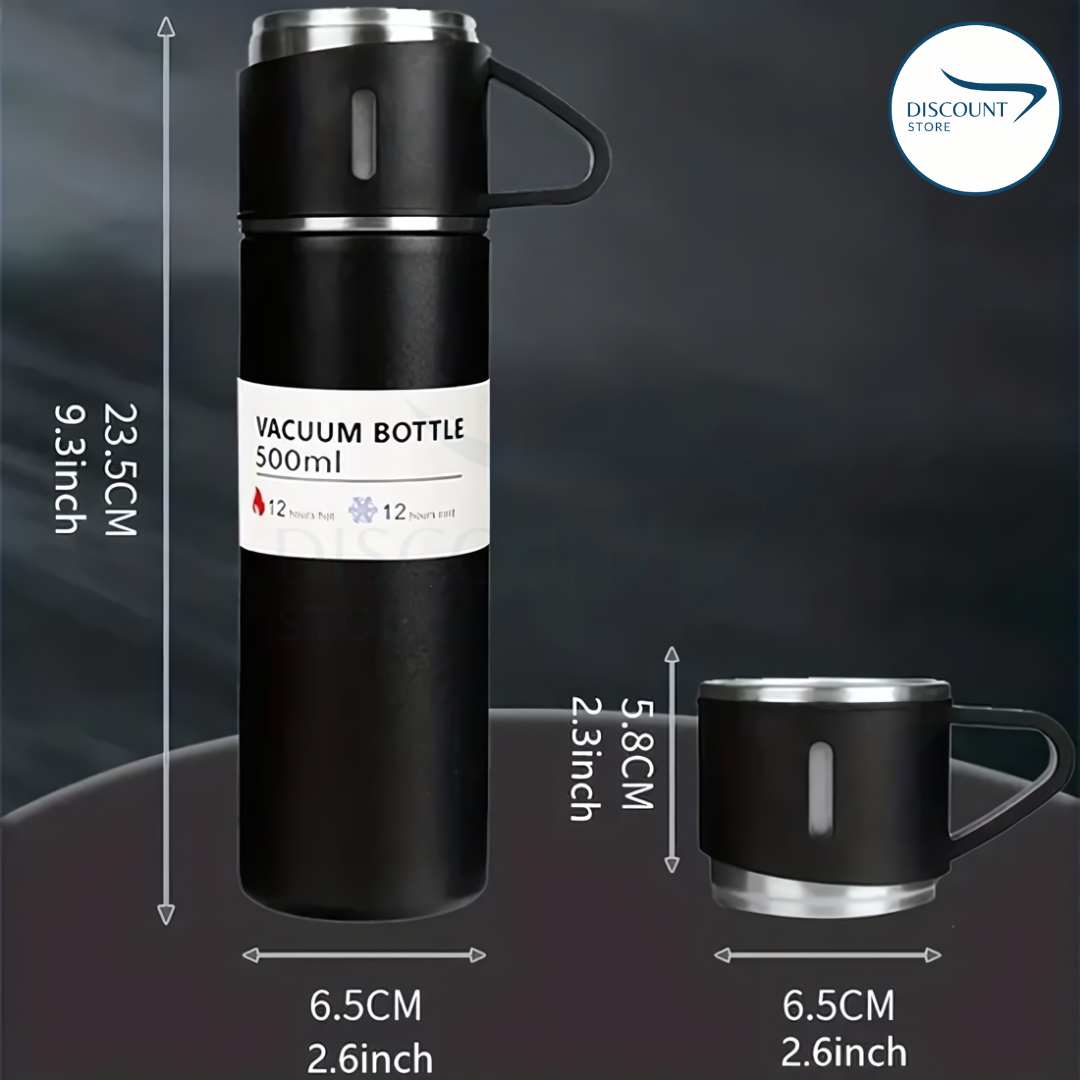 3 in 1 Hot & Cool Vacuum Flask Set - (FREE Delivery)