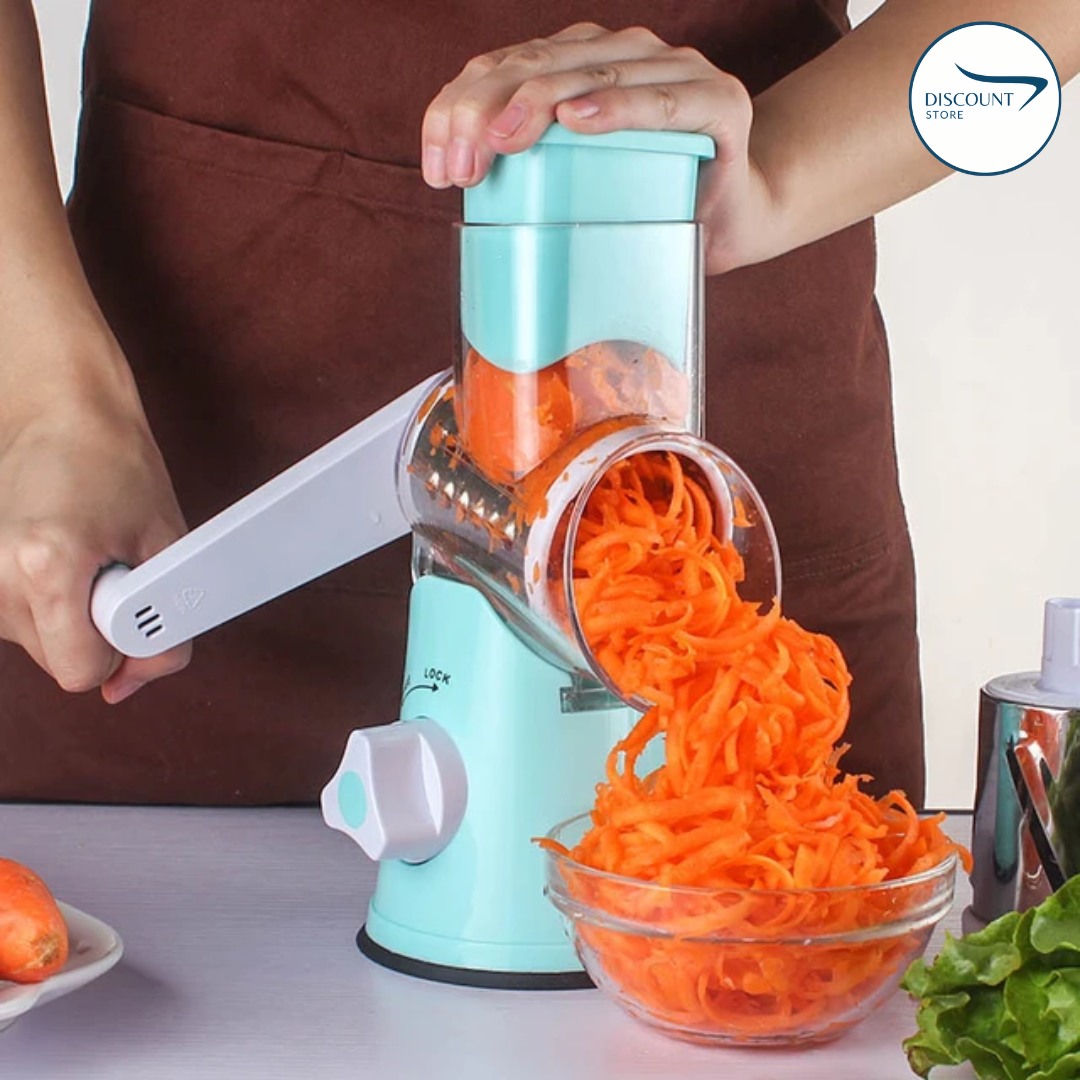 3 in 1 Table Top Drum Grater & Chopper - (IMPORTED)