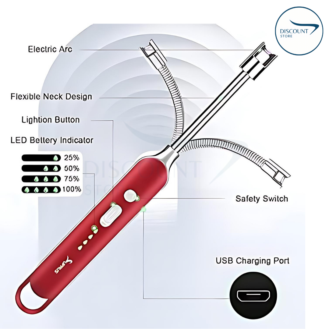 Electric USB Rechargeable Plasma Arc Lighter - (FREE Delivery)