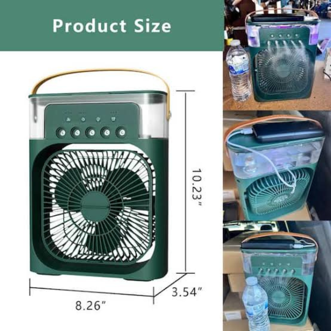 3 in 1 Portable Mist Spray Air Cooler & Conditioner