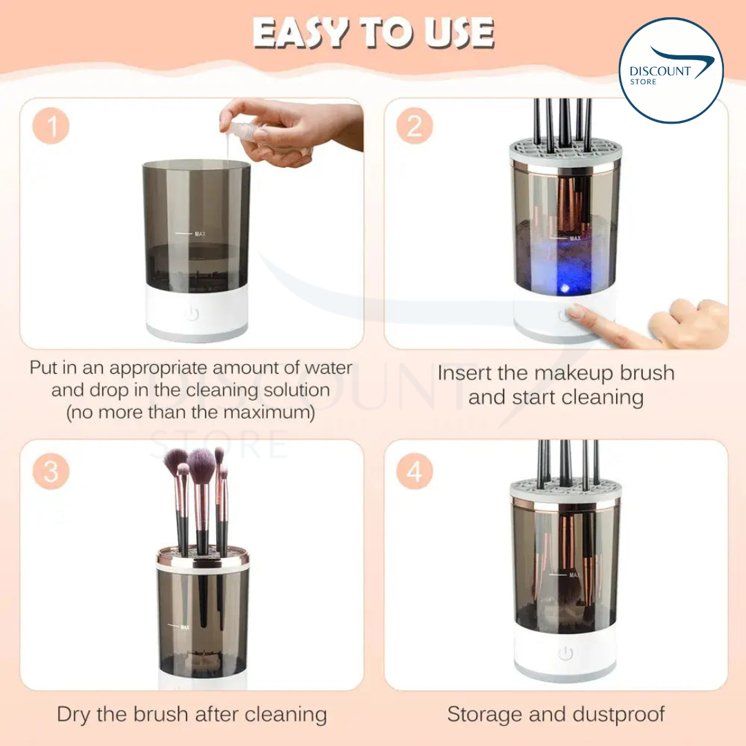 Electric Makeup Brush Cleaner - (IMPORTED)