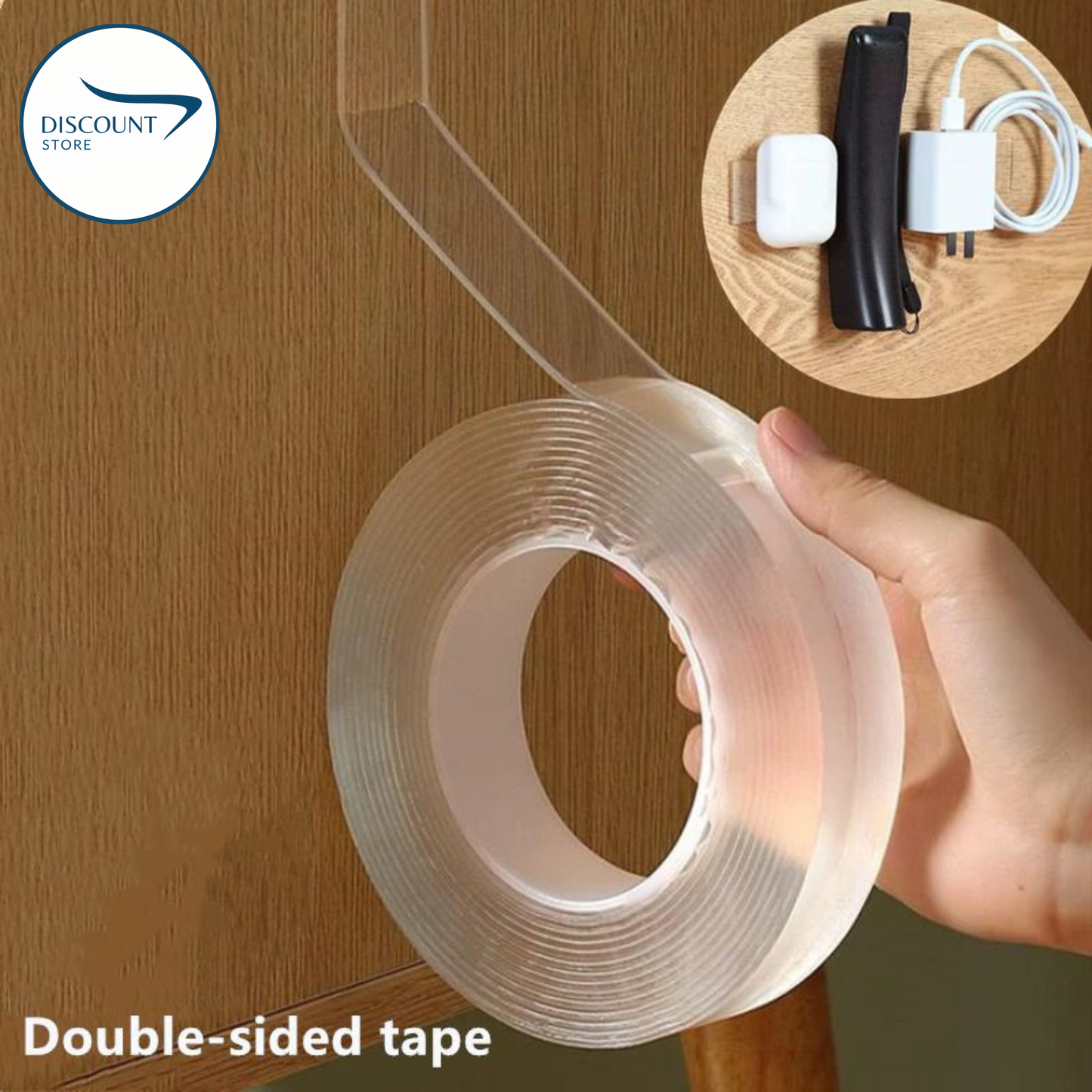 Nano Double Sided Transparent Tape 5 Meter - (FREE Delivery)