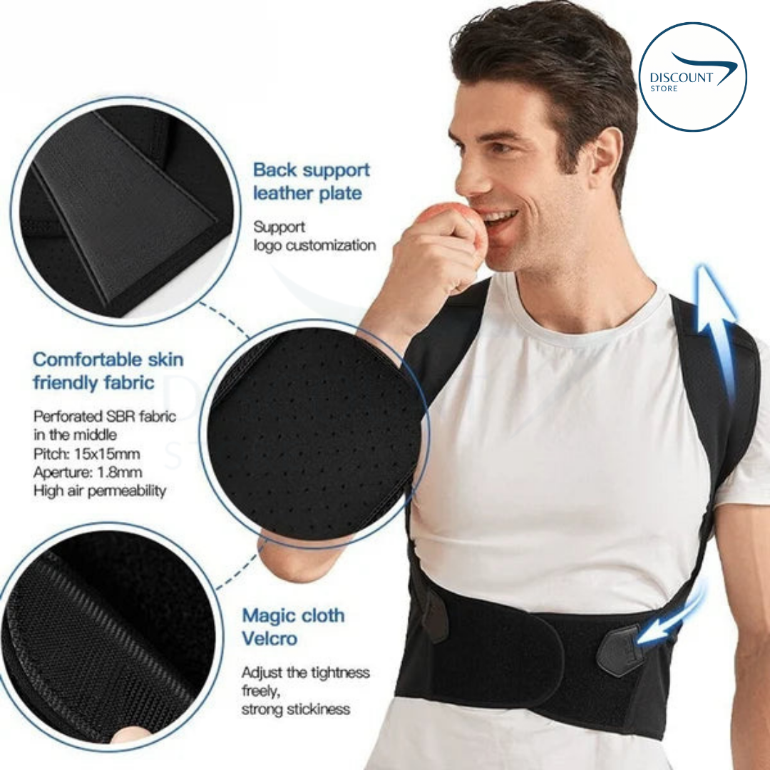 Adjustable Back Shoulder Posture Corrector - (IMPORTED)