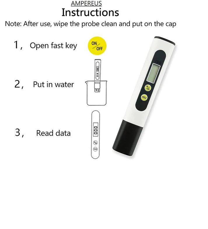 TDS Meter - ideal Tool for Water Density