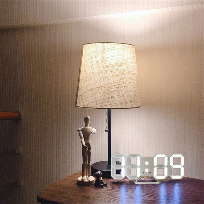 3D LED Digital Alarm Clock