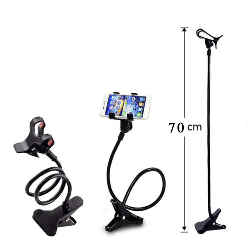 Universal Flexible Long Arms Mobile Cell Phone Clip Holder Bracketv