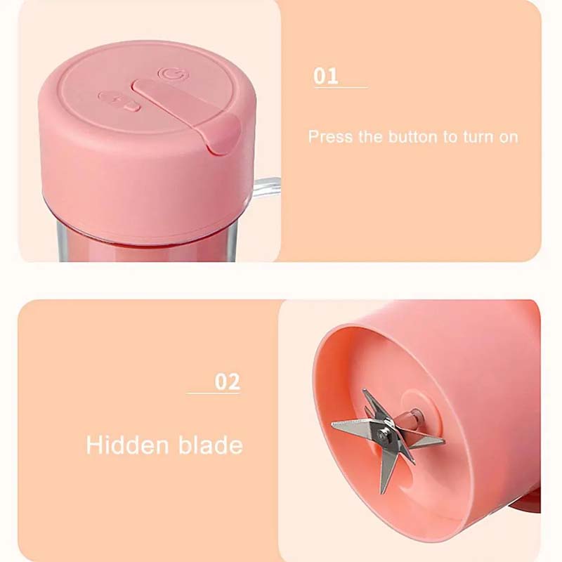 Portable Juicer Cup Blender Straw Juicer