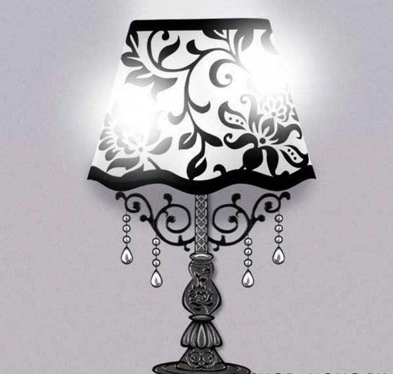 3D Wall Sticker Lamp