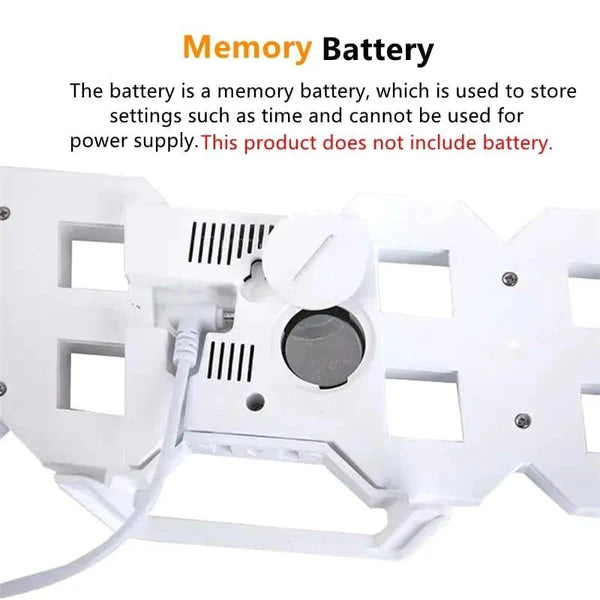 3D LED Digital Alarm Clock