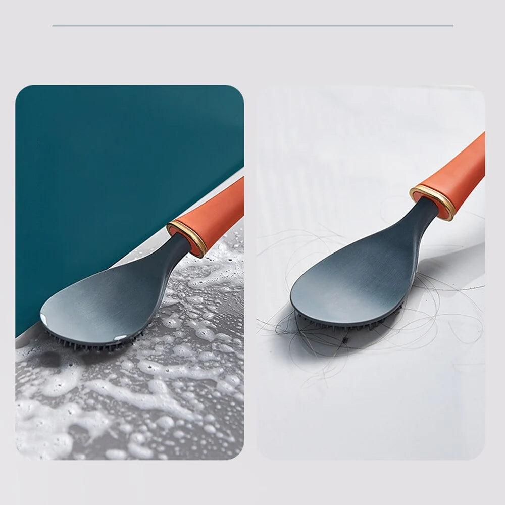 Wall Mounted Self Adhesive Toilet Brush With Holder