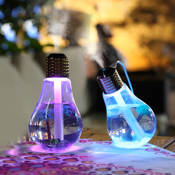 Air Freshener Bulb Humidifier With LED Night Light