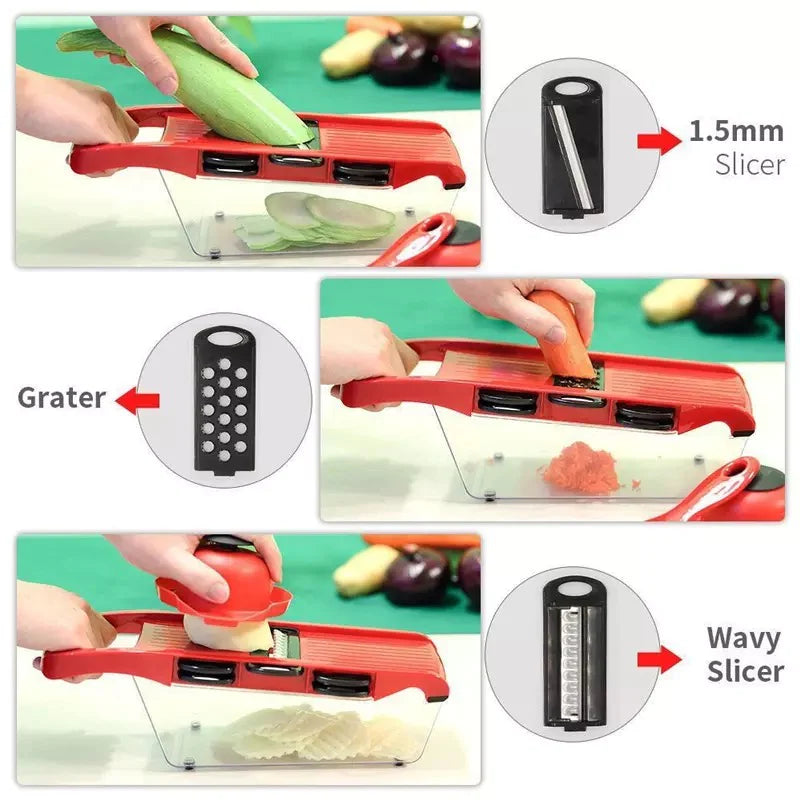 10 In 1 Mandolin Slicer Vegetable Grater