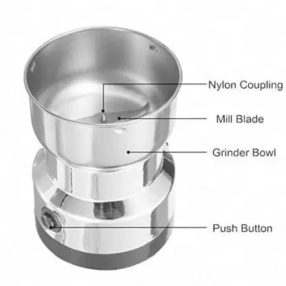 Nima Imported High Quality Electric Stainless Steel Coffee Grinder-Bean-Nuts & Spices Grinder