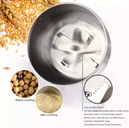 Nima Imported High Quality Electric Stainless Steel Coffee Grinder-Bean-Nuts & Spices Grinder