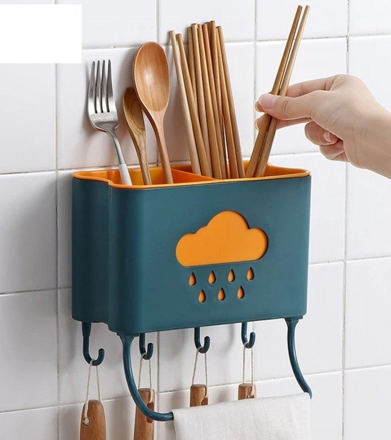 Multifunctional Drain Cutlery Storage Box