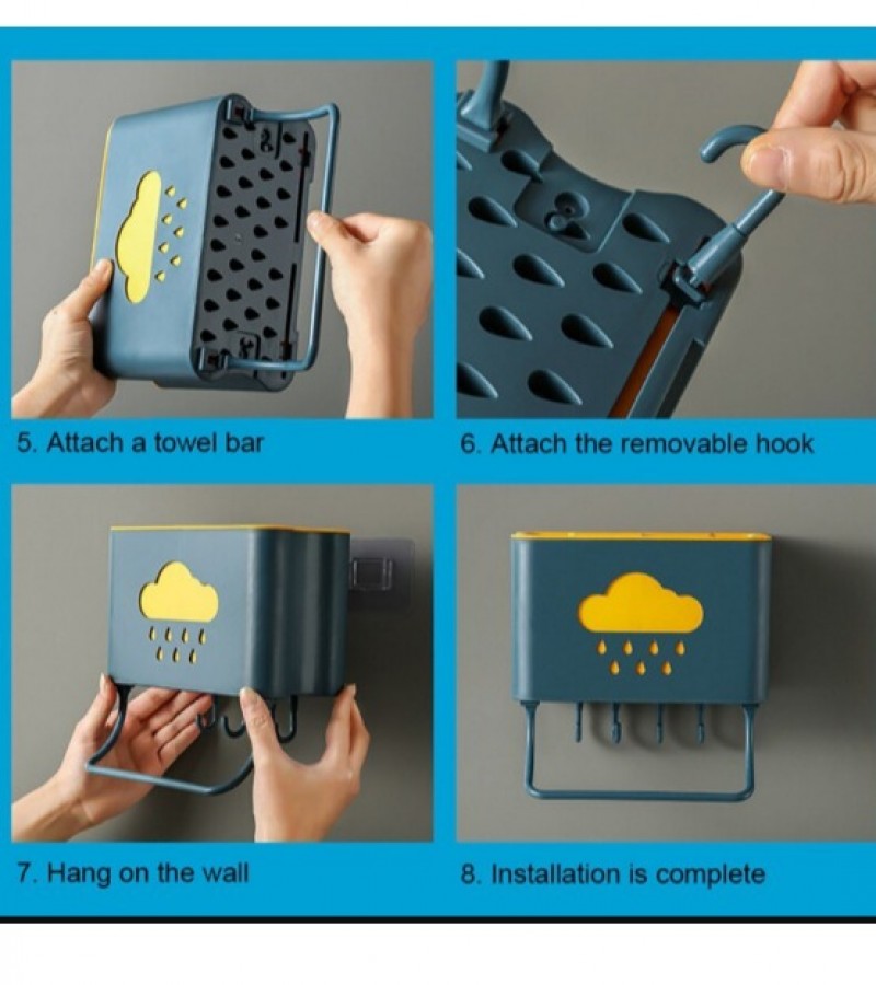 Multifunctional Drain Cutlery Storage Box