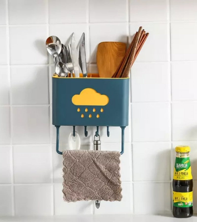Multifunctional Drain Cutlery Storage Box