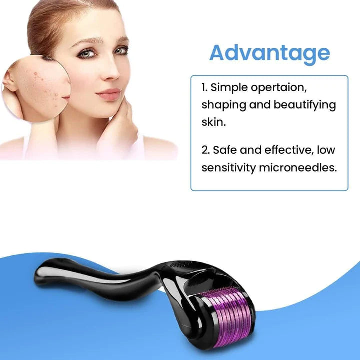 Micro Needles Derma Roller | For Face Lift, Stretch Marks, Glowing Skin & Scar Treatment
