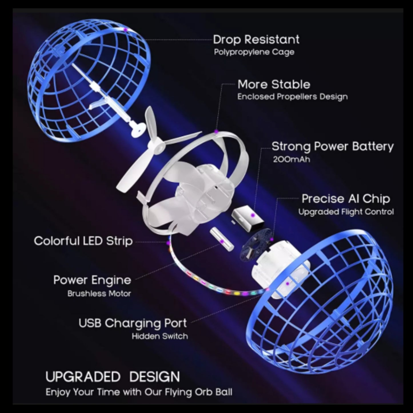 Kids Magic Flying Nova Ball