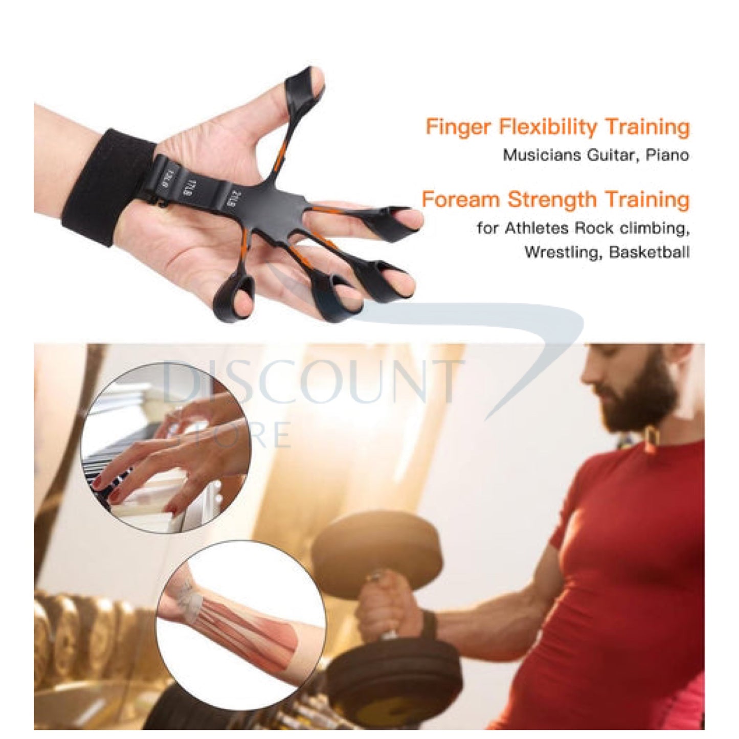 Gripster Hand Grip Trainer & Strengthener - (FREE Delivery)