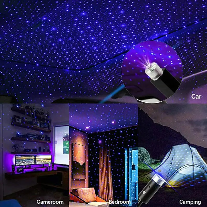 USB Night Atmosphere Car Light