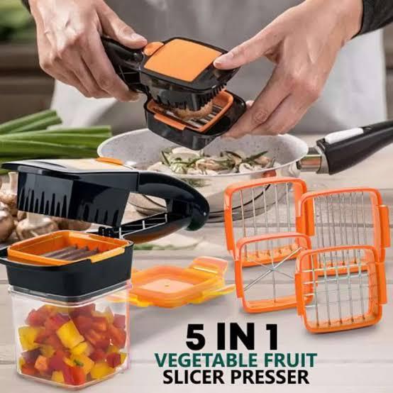 Vegetable Nicer Dicer 5 in 1 Multicutter - Does It Work ??? Multipurpose  Vegetable & Fruit Chopper 