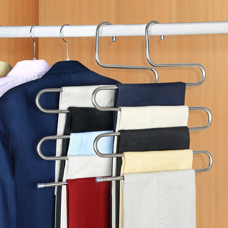 5 layers Stainless Steel Clothes Hangers