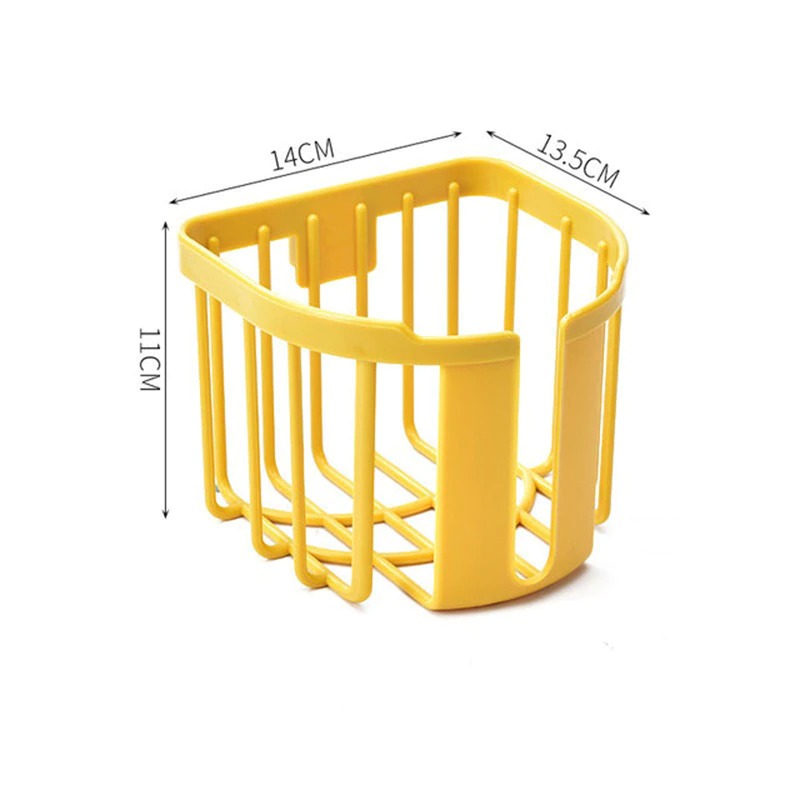 Punch-Free Toilet Paper Shelf