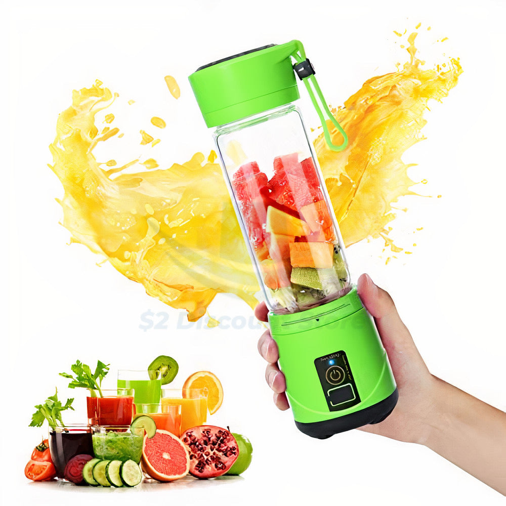 Portable Electric Blender Bottle  6-Blade Multifunctional Juice and S –  WiseHome